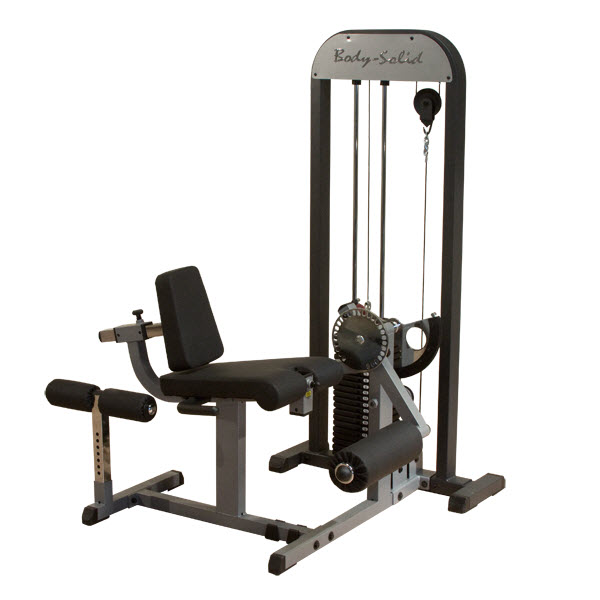 Selectorized Leg Extension and Leg Curl Machine